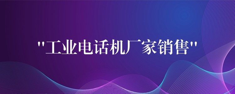 “工業(yè)電話機廠家銷售”